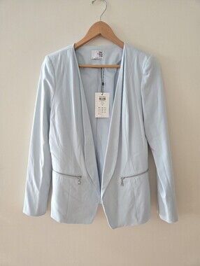 Vero Moda Pale Blue Open-Front Blazer